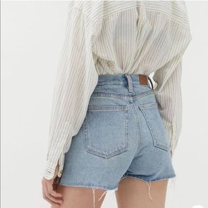 BDG girlfriend high rise denim shorts. sold out!